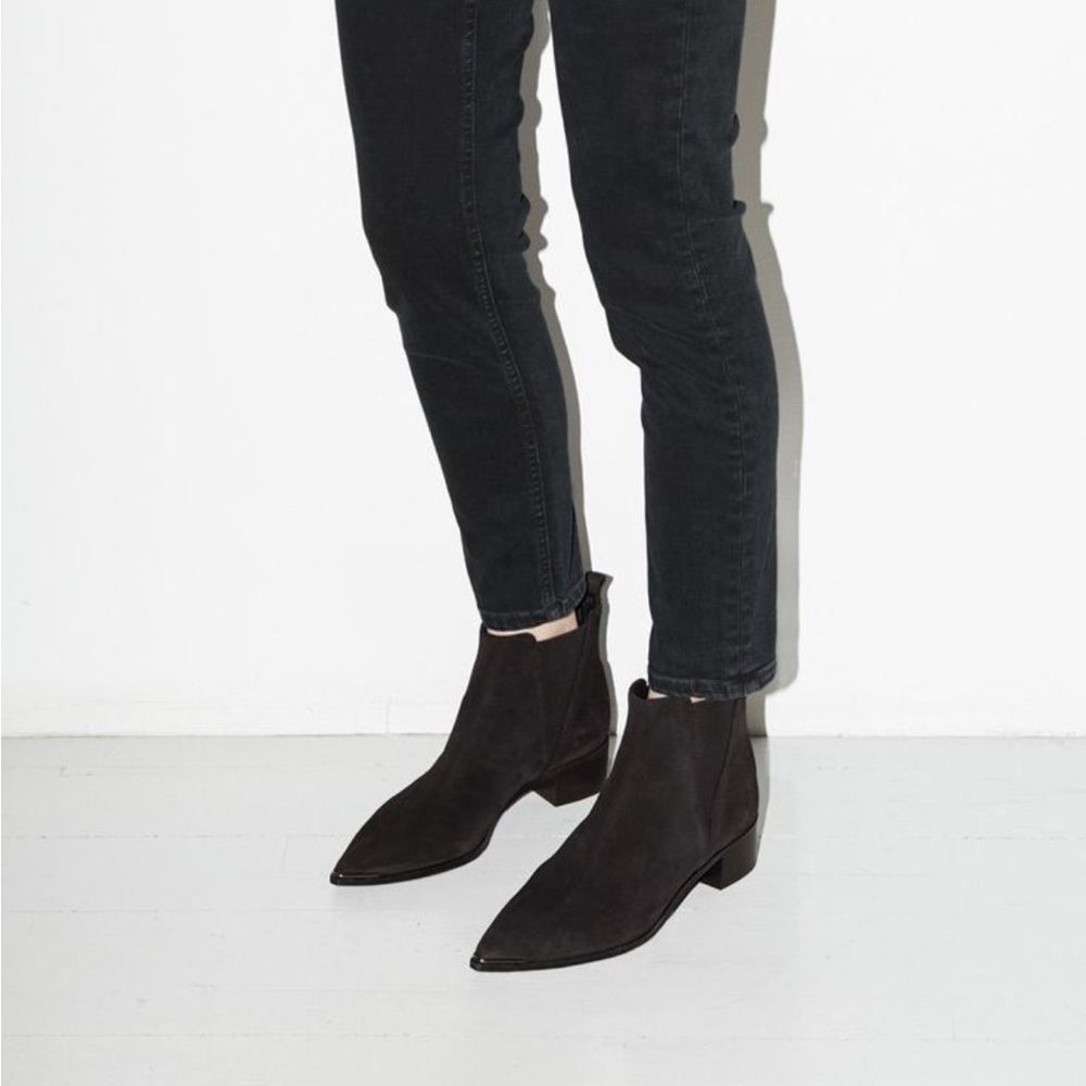 Acne Studios Jensen black suede Chelsea boots